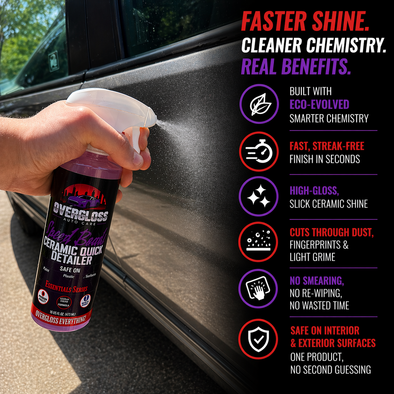 OverGloss Speed Beads Ceramic Quick Detailer