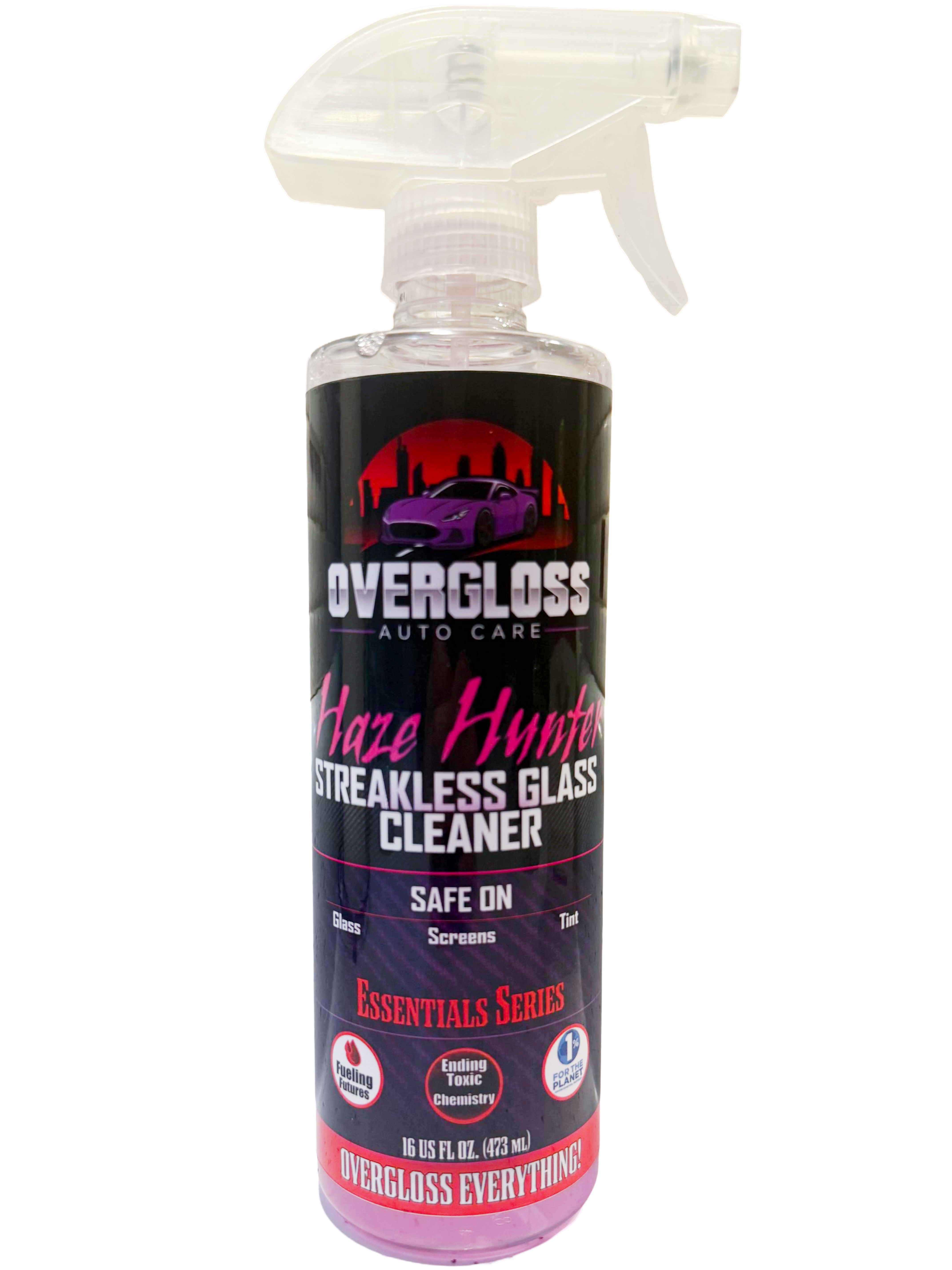 OverGloss Haze Hunter Streakless Glass Cleaner