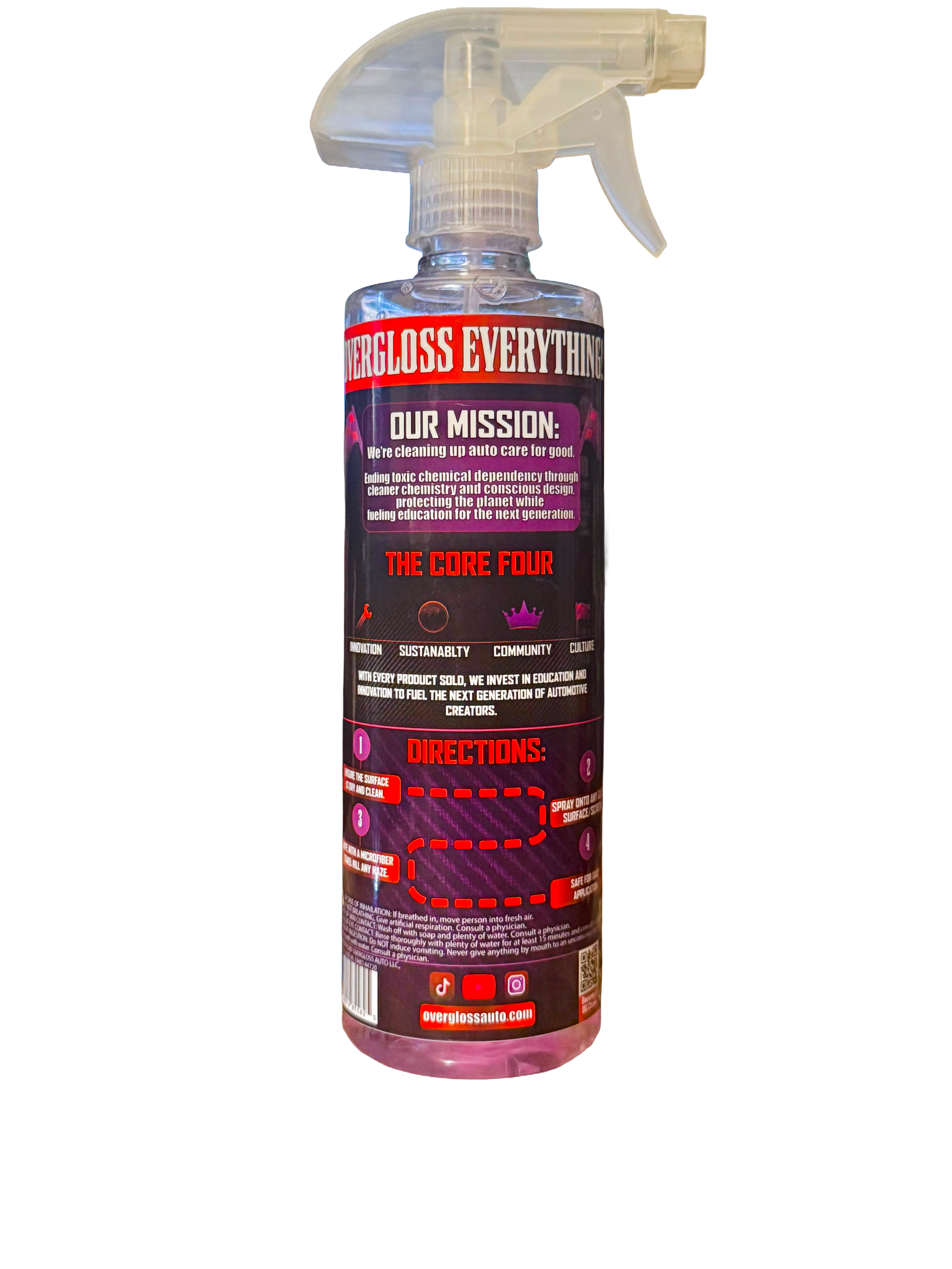 OverGloss Haze Hunter Streakless Glass Cleaner