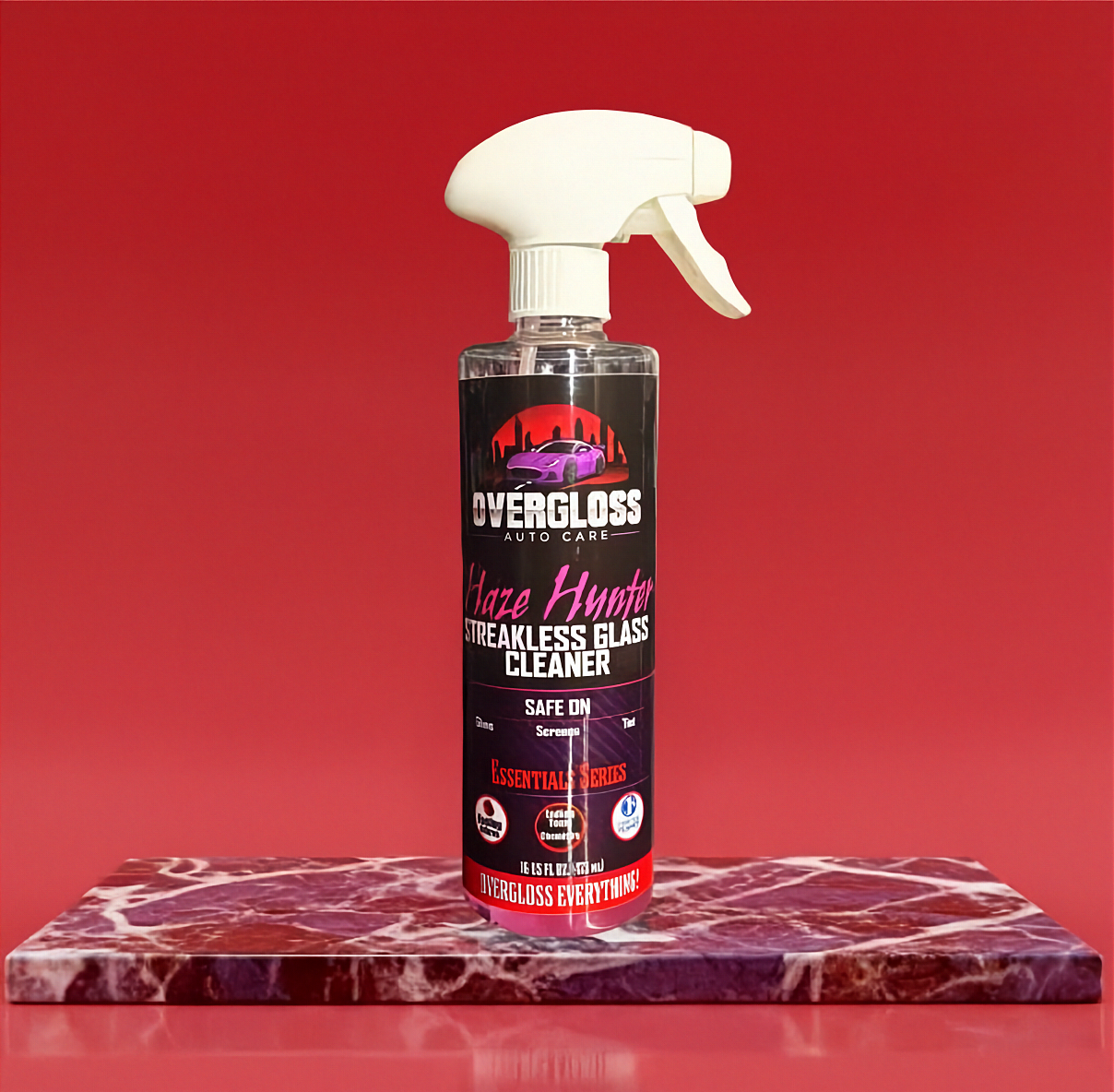 OverGloss Haze Hunter Streakless Glass Cleaner