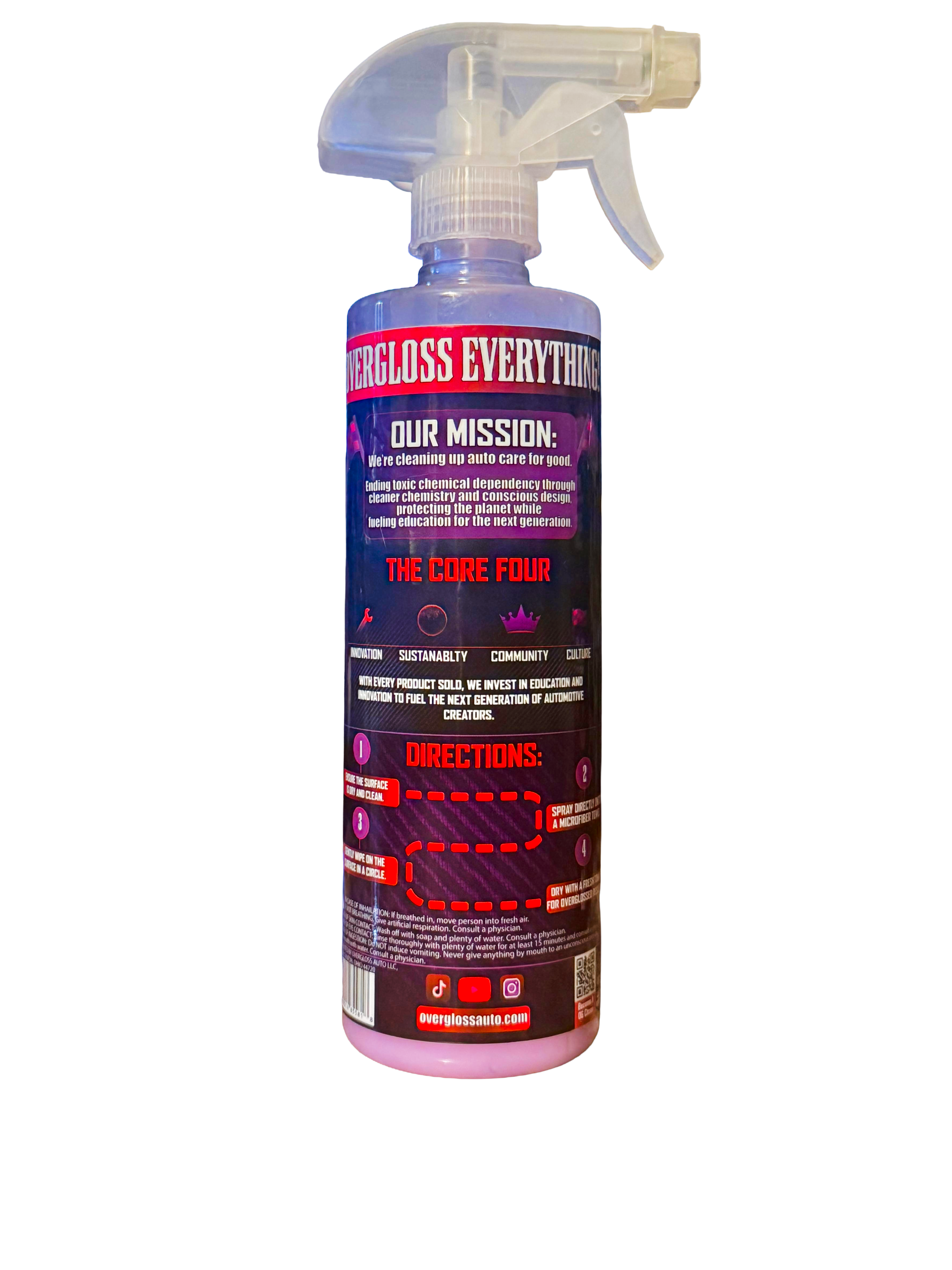 OverGloss Speed Beads Ceramic Quick Detailer