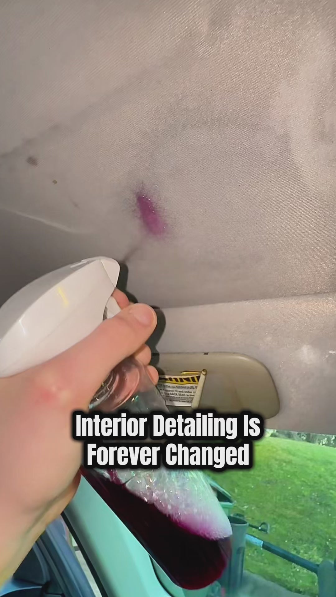 Forensic Red Grime-Detecting Interior Cleaner